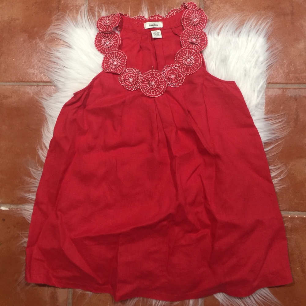 Linen beautiful red blouse